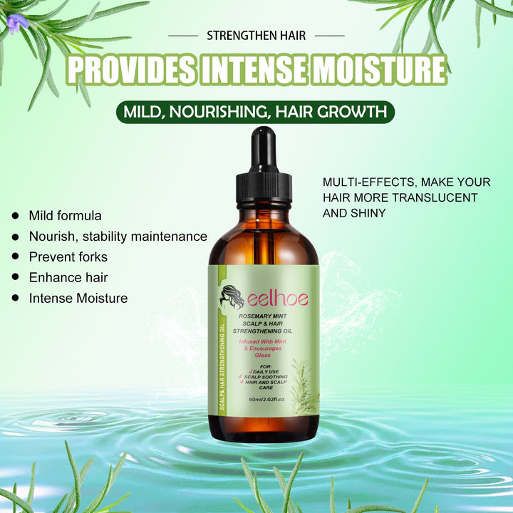 Rosemary Hair Oil for Smoother, Shinier, Stronger Hair