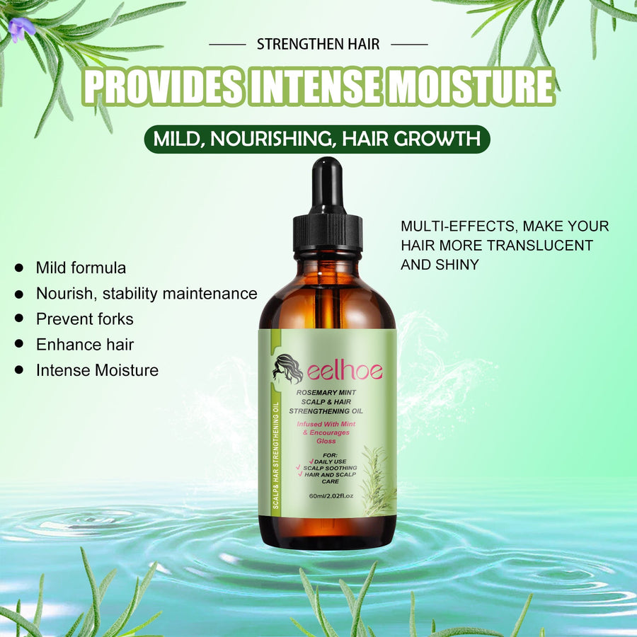 Rosemary Hair Oil for Smoother, Shinier, Stronger Hair