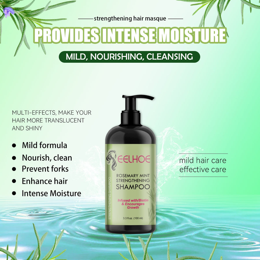 Rosemary Mint Biotin Shampoo for Dry, Weak-Looking Hair
