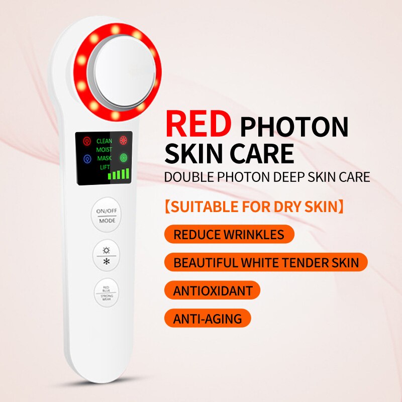 Facial Lift Massager with LED & Hot/Cold Cryotherapy