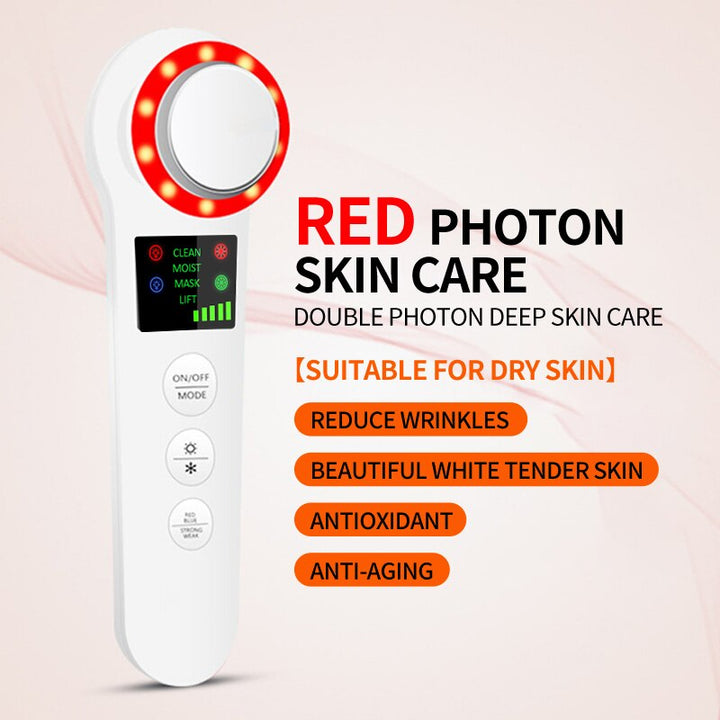 Facial Lift Massager with LED & Hot/Cold Cryotherapy