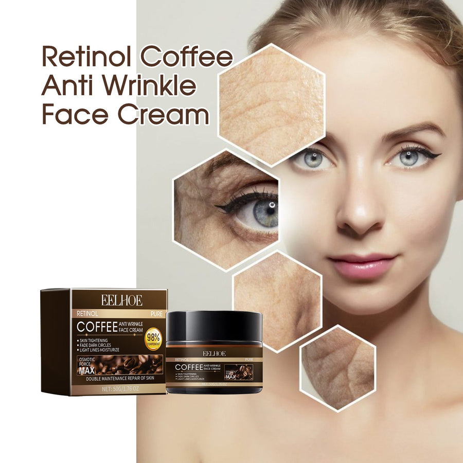 Retinol Coffee Cream - Visible Wrinkle & Firming Repair