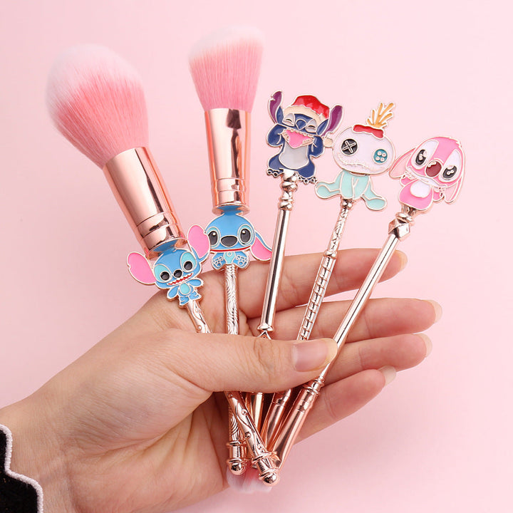 Stitch Makeup Brush Set for Soft, Easy Everyday Blending