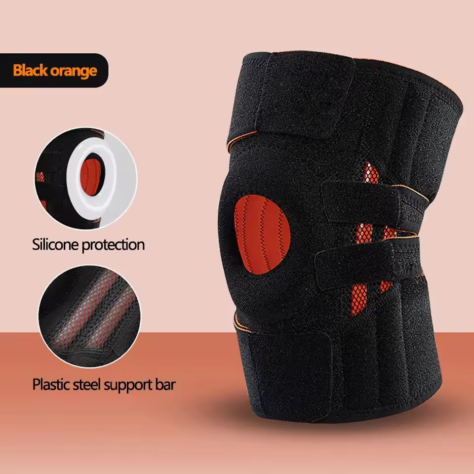 Close-up of SBR lining fabric showing textured muscle-feel pattern with concentric stitching around opening