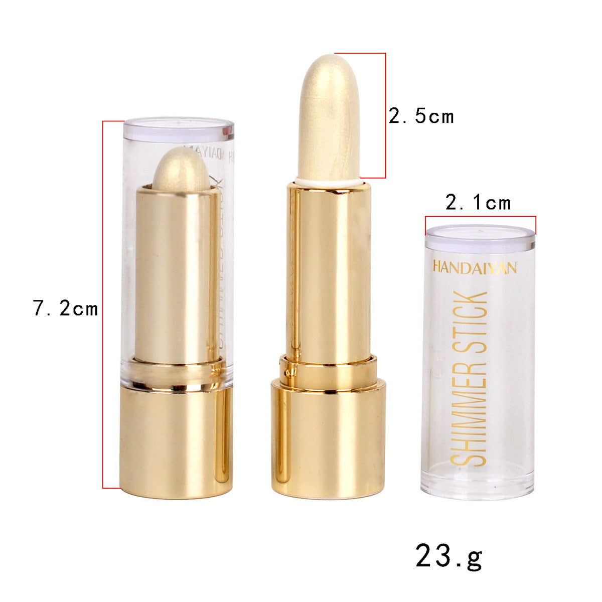 Cream Highlighter Stick for Instant High-Gloss Glow
