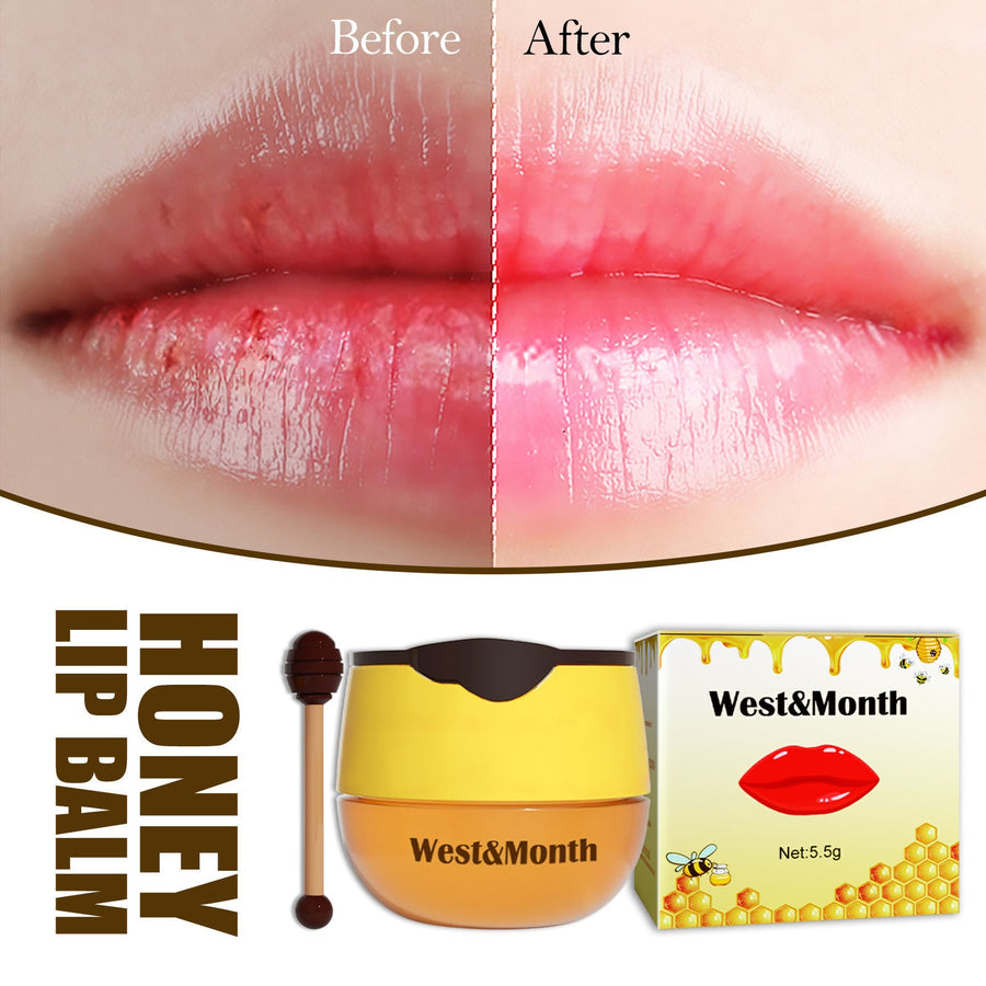 Honey Lip Mask Balm for Dry, Lined Lips Overnight