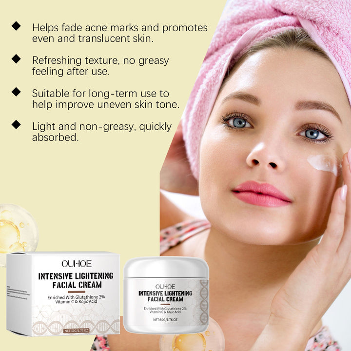 Brightening Facial Cream With Glutathione And Vitamin C