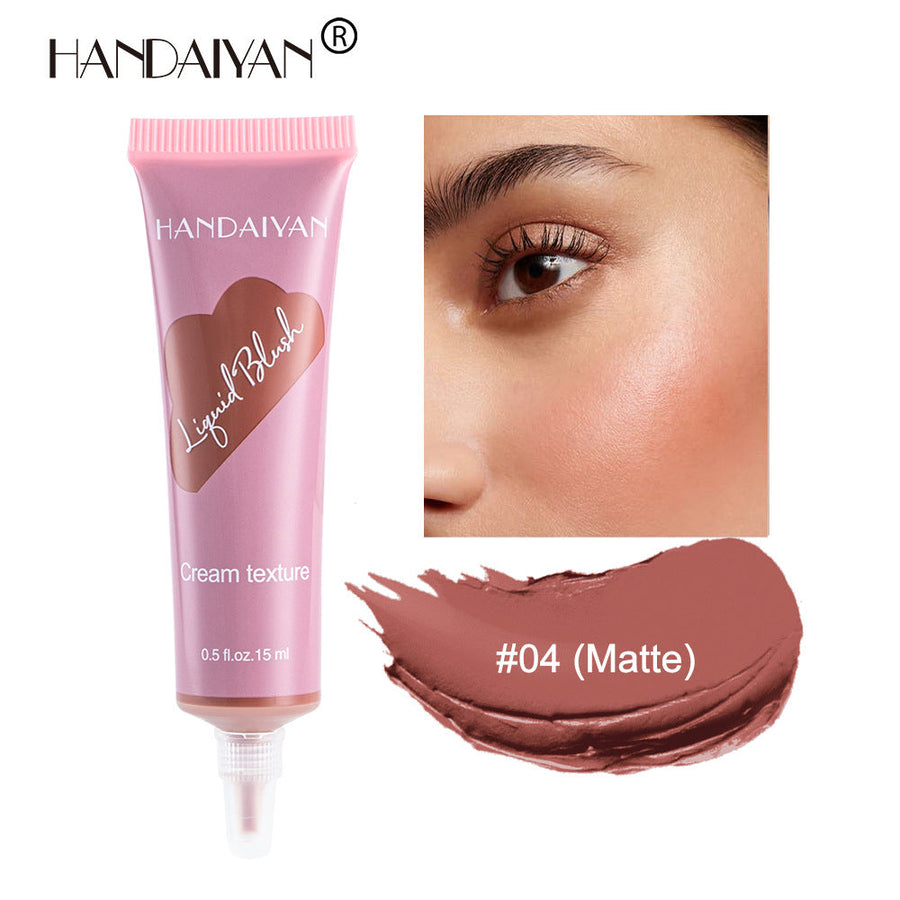 Liquid Blush Makeup for Naturally Flushed, Matte Cheeks