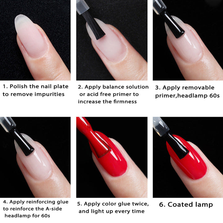 Removable Gel Nail Primer for Firm, Lasting Manicures