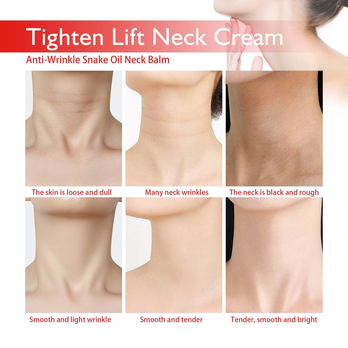 Snake Oil Neck Balm for Wrinkles and Sagging Skin