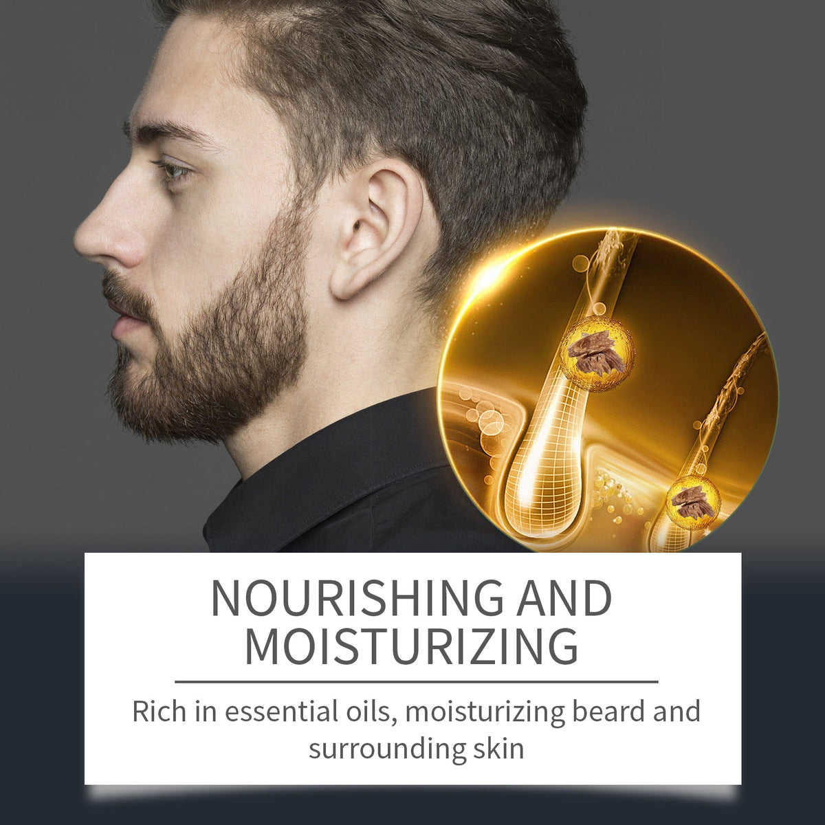 Beard Balm for Men — Nourishes & Softens Coarse Facial Hair