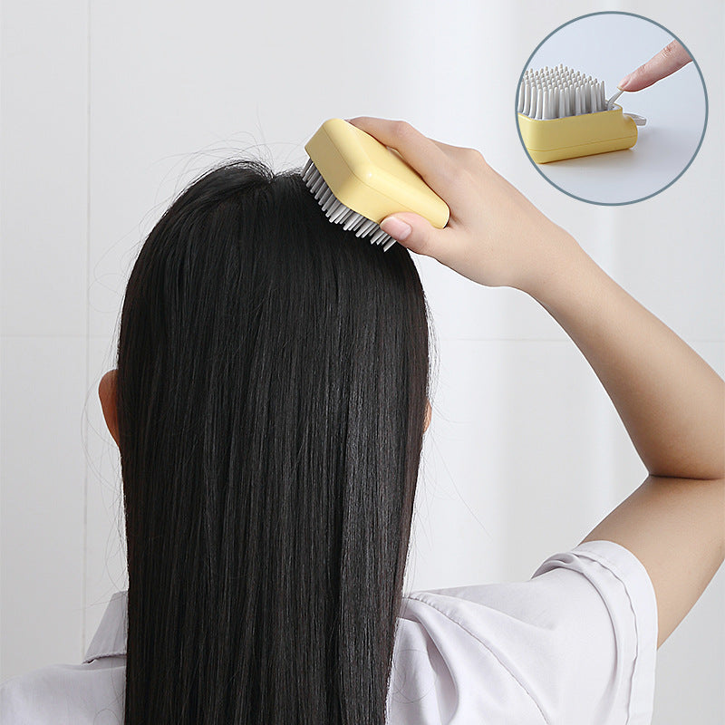Silicone Scalp Massage Brush — Spa-Like Deep Cleanse