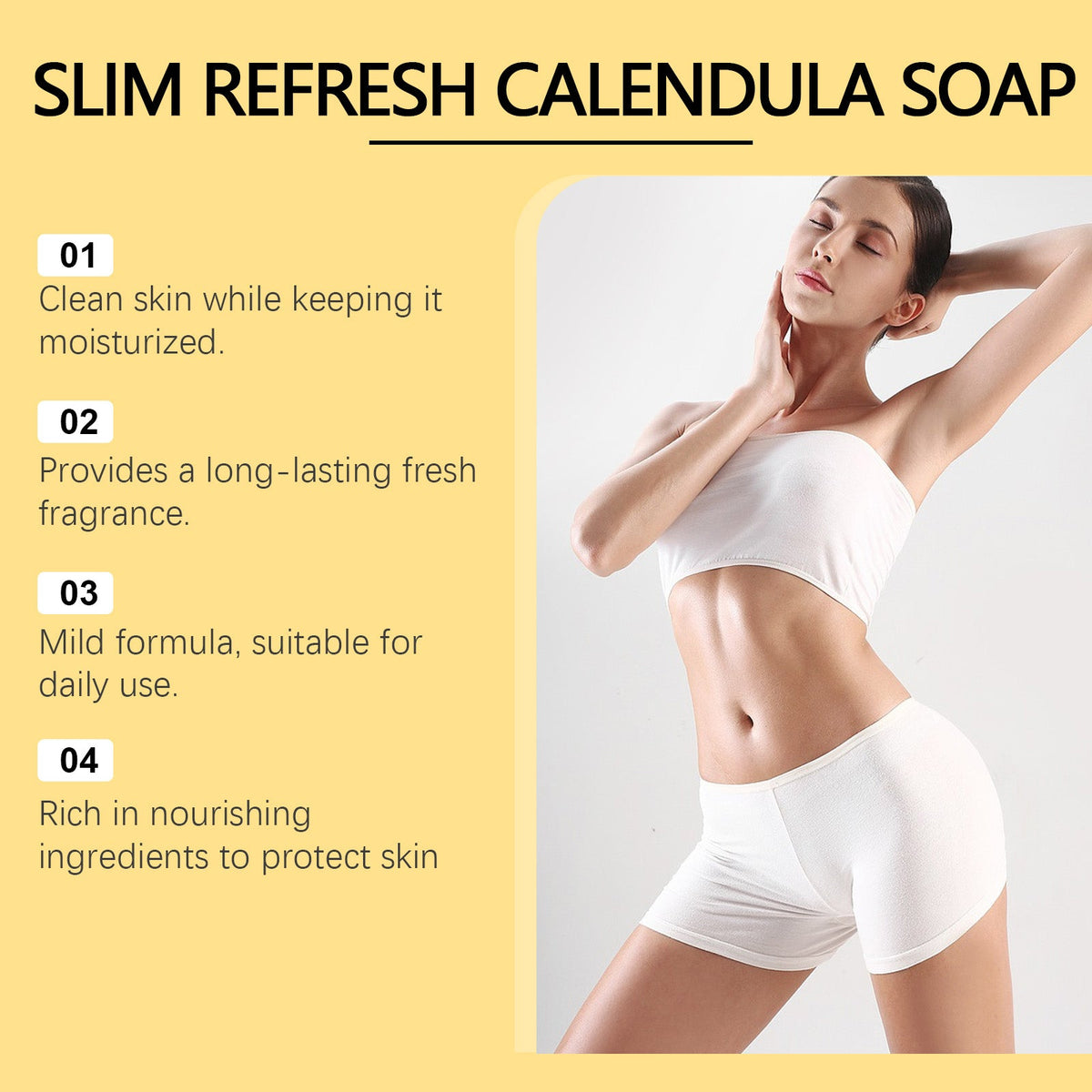 Calendula Soap Bar for Soft, Moisturized Everyday Skin