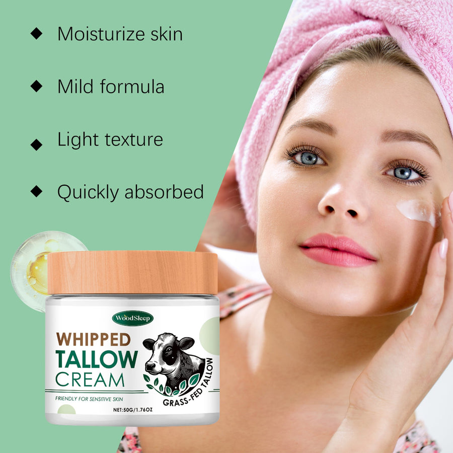 Grass Fed Tallow Cream for Dry, Sensitive Skin