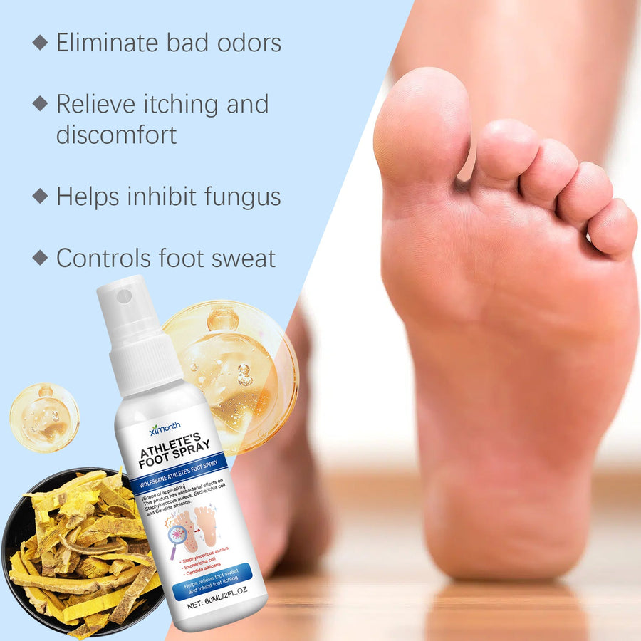 Foot Spray for Odor, Itch & Sweat Relief 60ml