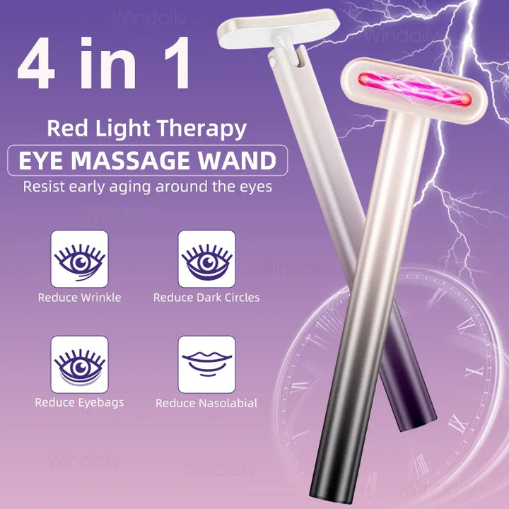 Facial Lifting Wand — 4 Therapies in 1 for Firmer, Youthful