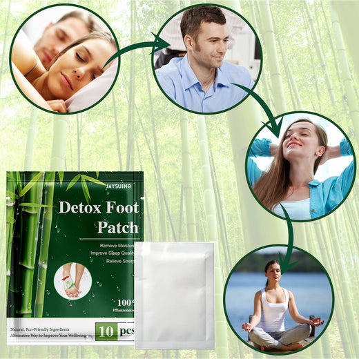 Bamboo Vinegar Foot Patches for Overnight Comfort