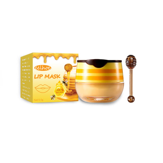 Honey Lip Mask With Brush for Smoother, Softer Lips