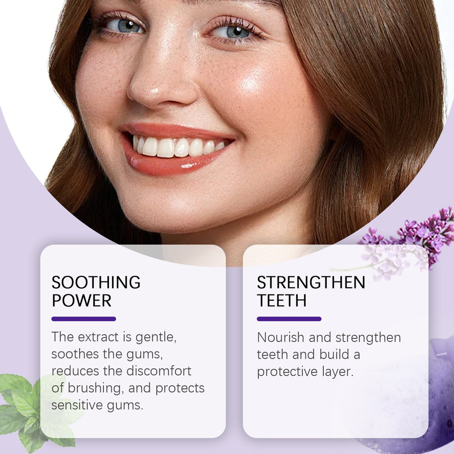 Purple Teeth Whitening Mousse – Colour Correct to Reveal