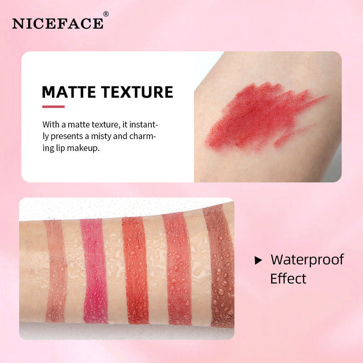 12-Color Matte Lip Liner Pencils for Precise Definition
