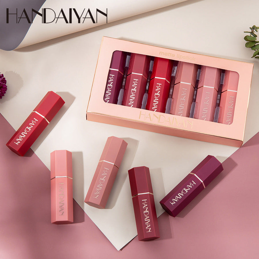 Matte Lipstick Set of 6 | Gift-Ready Shade Variety