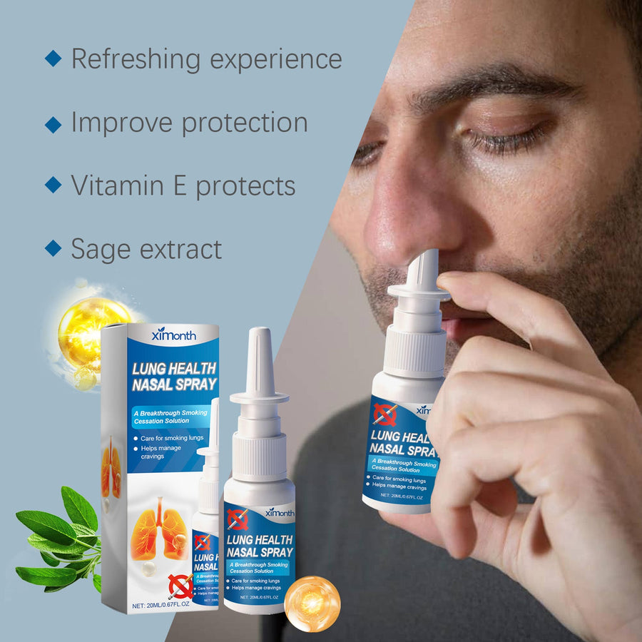 Nasal Cleansing Spray for Smoking Cravings & Lung Care