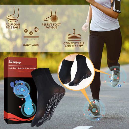 Ionic Stretch Socks for Foot Relief & Leg Comfort