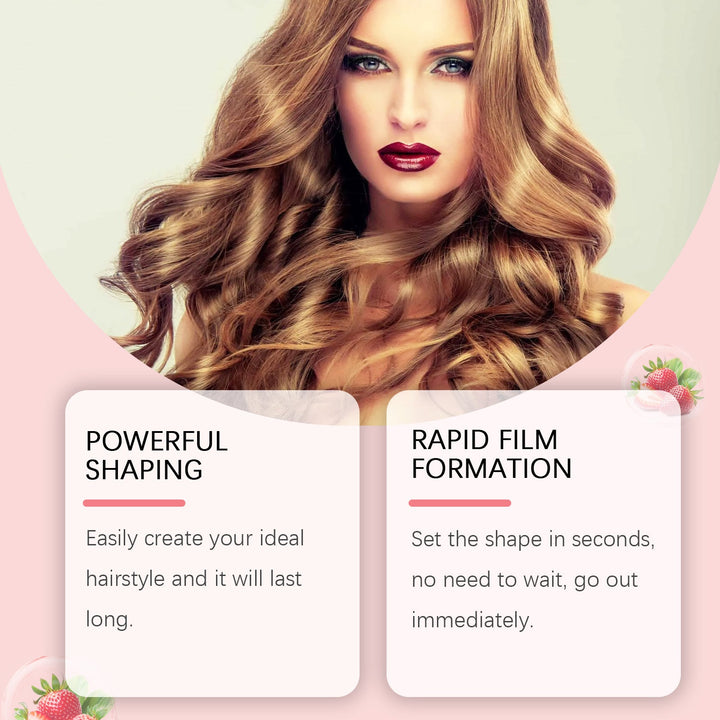 Strawberry Curl Styling Gel for Long-Lasting Volume