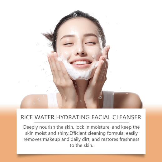 Rice Water Facial Cleanser With Niacinamide Hydration