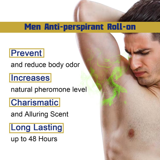 Men's Antiperspirant Roll-On - 48-Hour Sweat Protection