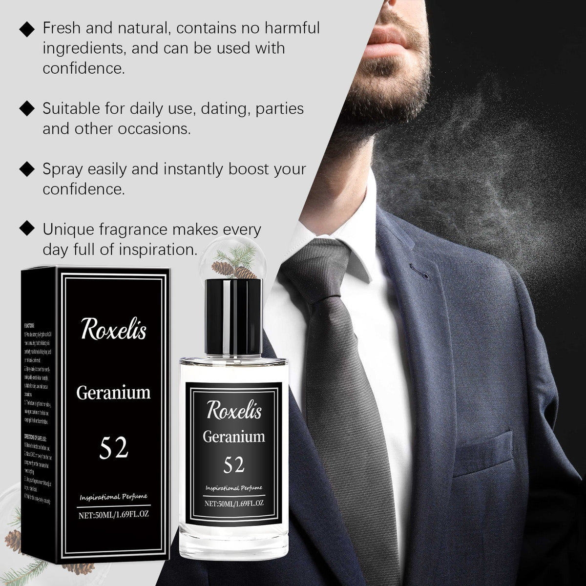 Geranium Inspired Perfume for Effortless Confidence