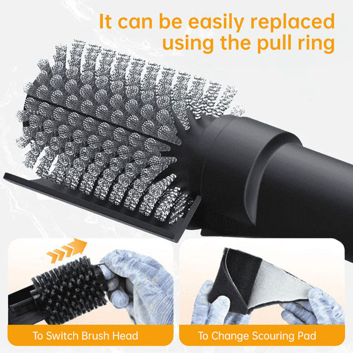 Electric Cleaning Brush 3-in-1 Power Scrubber for Grill & Tile