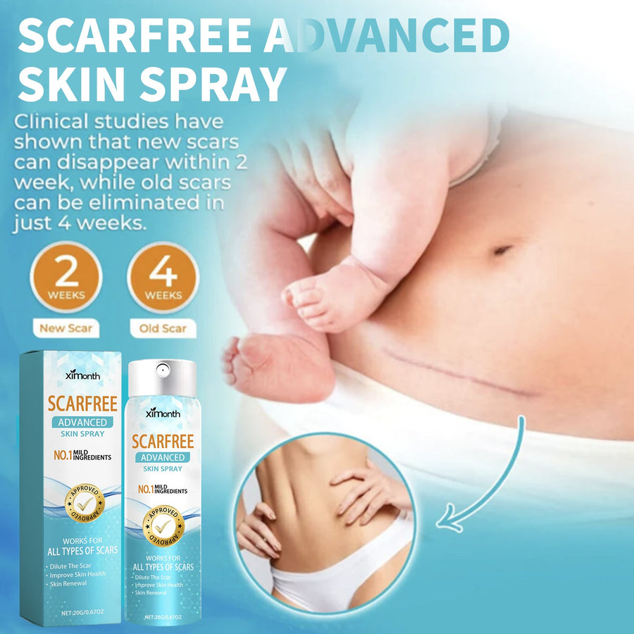 Skin Scar Treatment Spray — New Scars Fade in 2 Weeks, Old