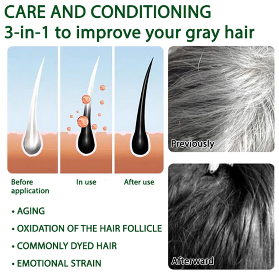 Root Concealing Hair Spray for Instant Gray Coverage