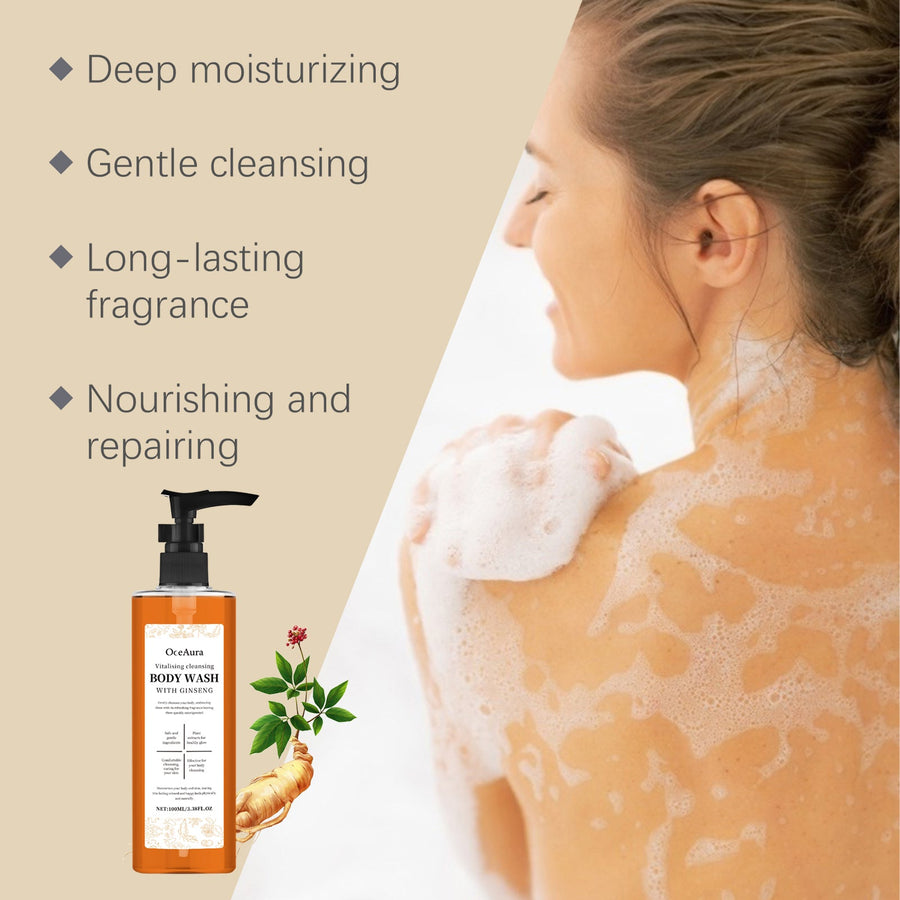 Ginseng Body Wash for Smooth, Deeply Hydrated Skin
