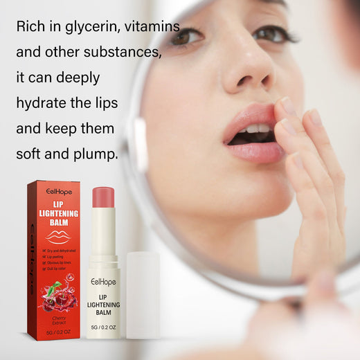 Cherry Lip Balm - Moisturize, Lighten, and Smooth Dark Lips