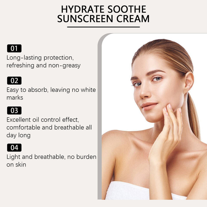 Oil-Control Sunscreen SPF 45 With No White Cast