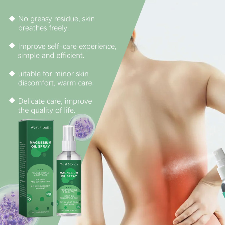 Magnesium Oil Spray — Muscle & Joint Pain Relief, Fast