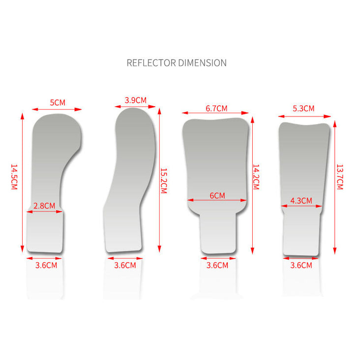 LED Dental Mirror Set — Anti‑Fog for Orthodontic Exams
