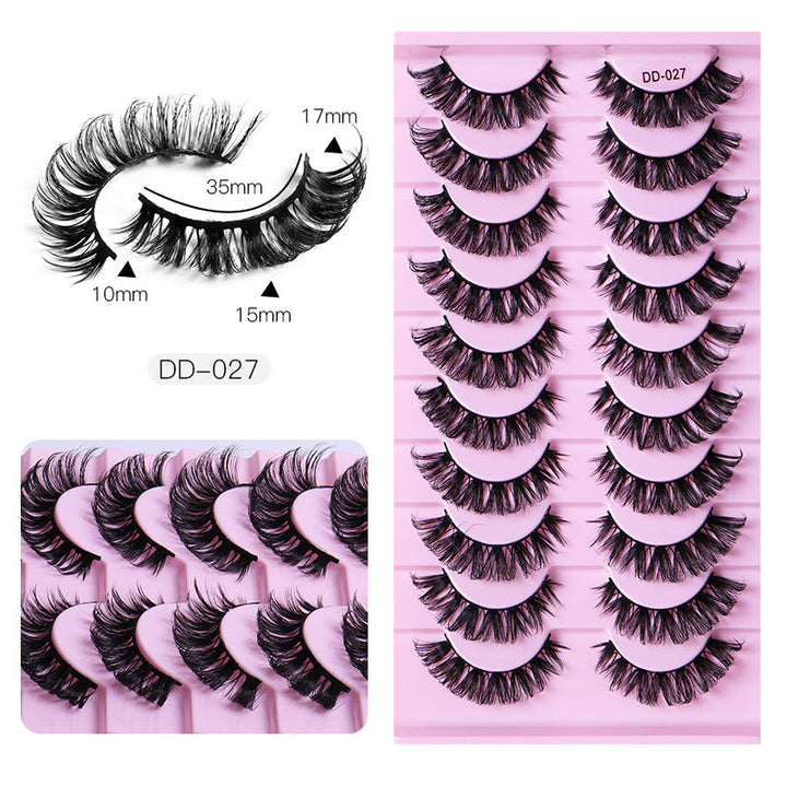 False Eyelashes: 10-Pair Dramatic Multi-Style Set