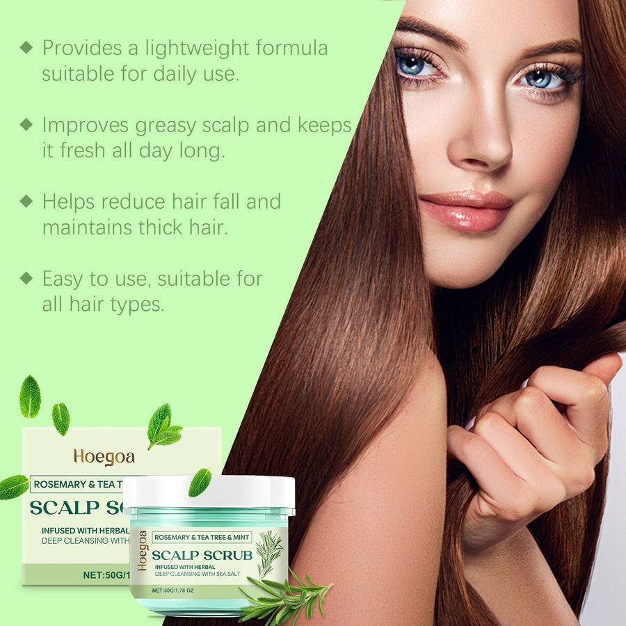 Rosemary Scalp Scrub for Fresh, Healthy-Looking Hair