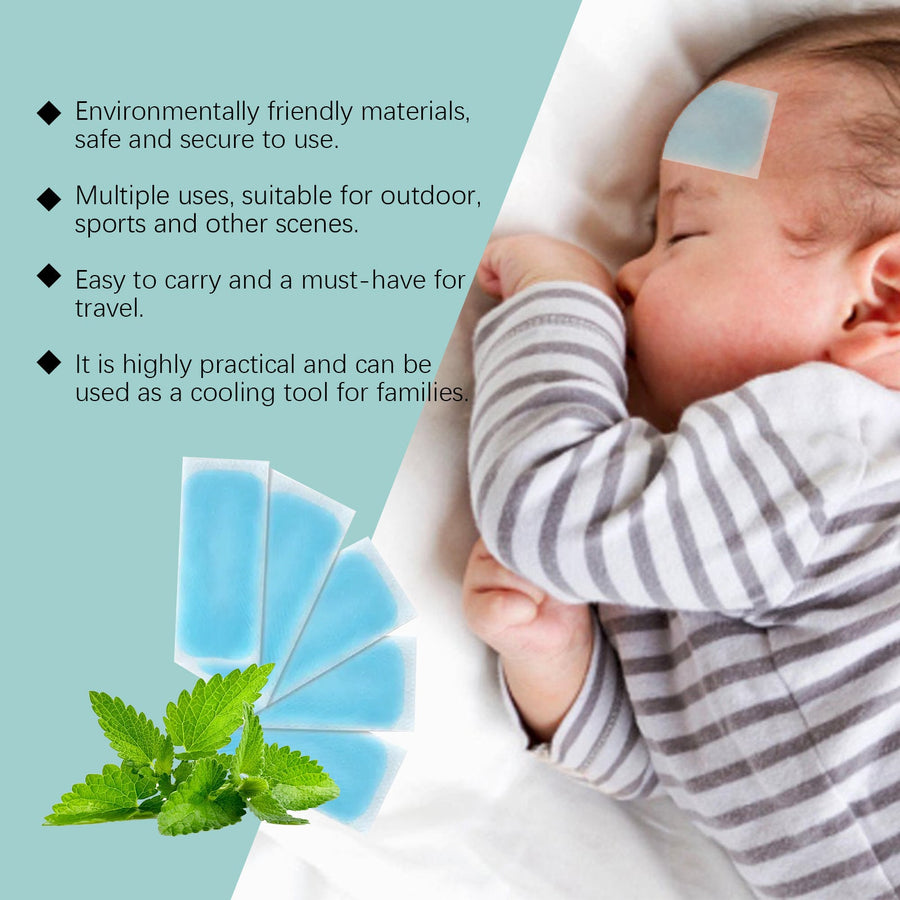 Forehead Cooling Patches — Icy Relief Lasts Up to 8 Hours