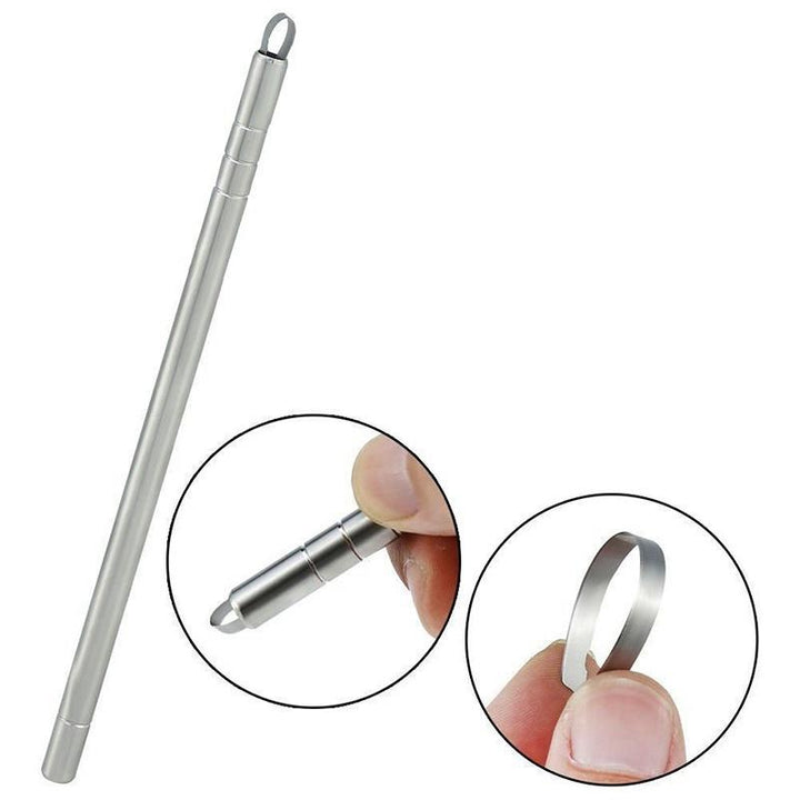 Refined Steel Hair Carving Pen — Surgical Precision