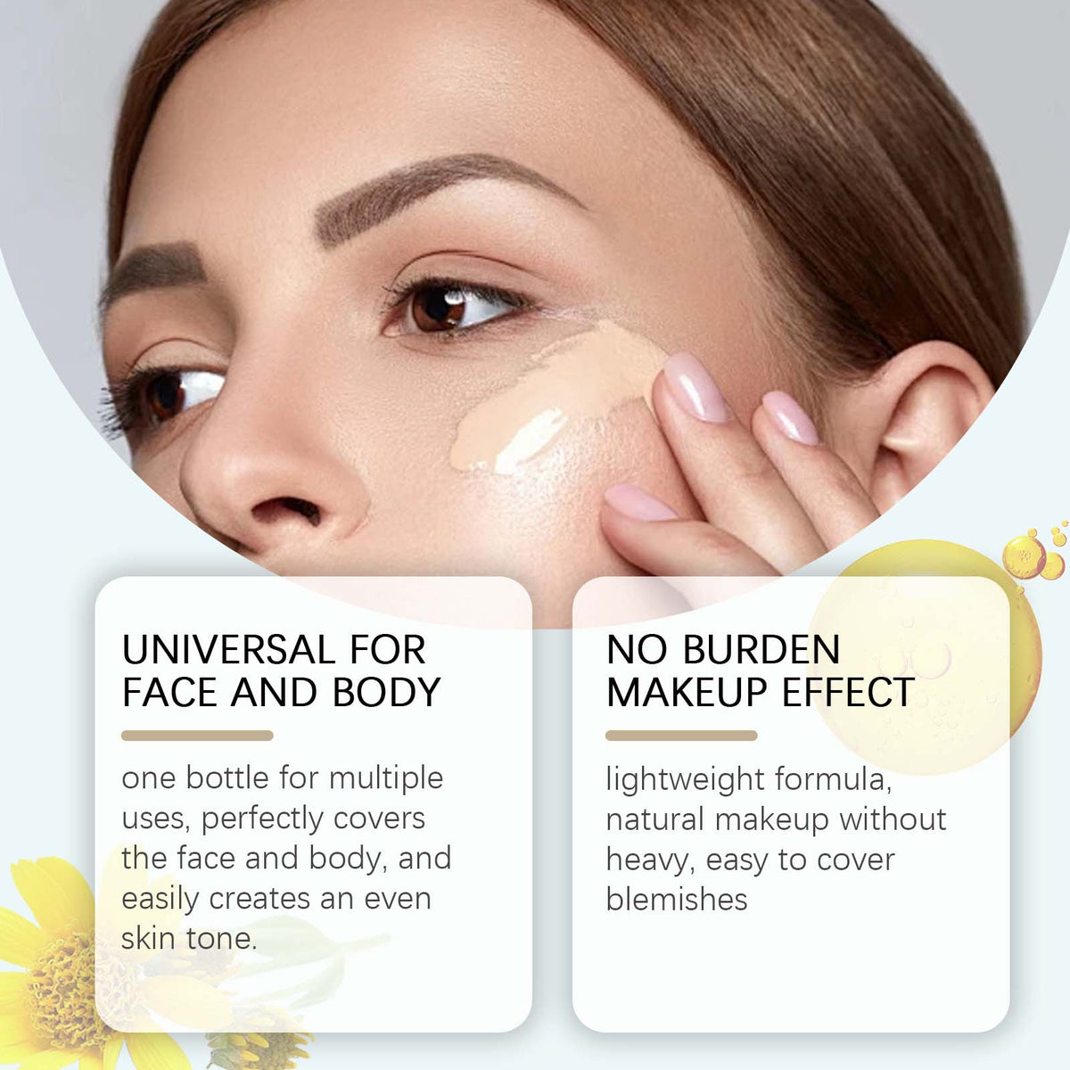 Medium Coverage Concealer for Face & Body Lightweight