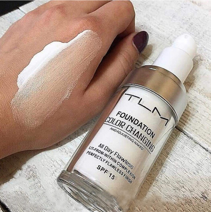 Color Changing Liquid Foundation for Easy Matching