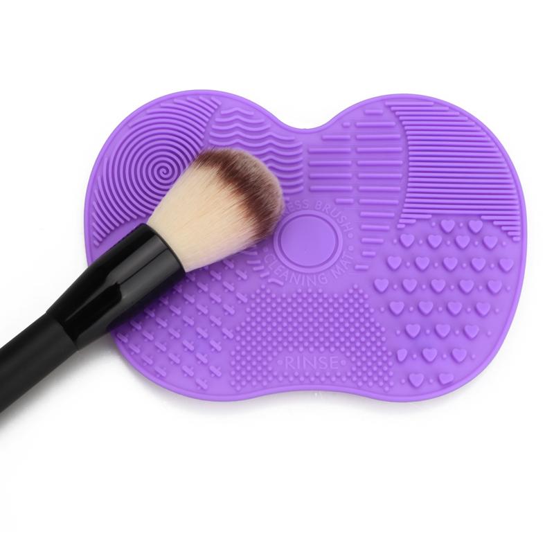 Silicone Makeup Brush Cleaner Mat — 7-Zone Deep Cleaning
