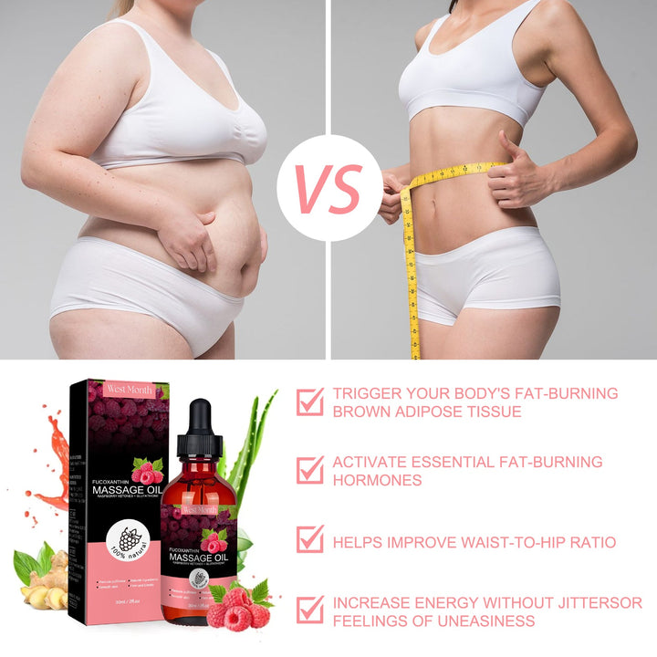 Body Shaping Oil for Firming Stomach & Thigh Massage