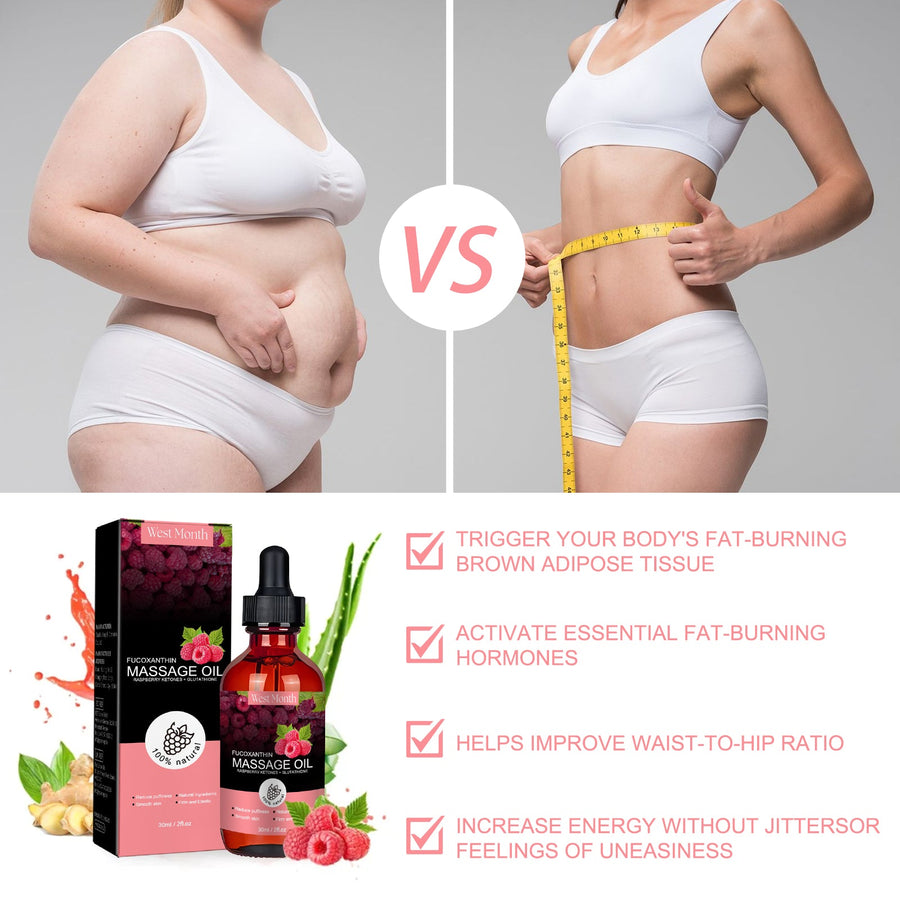 Body Shaping Oil for Firming Stomach & Thigh Massage