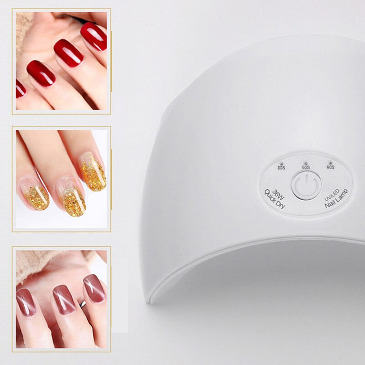 36W UV LED Nail Dryer — Salon Gel Manicure in Minutes