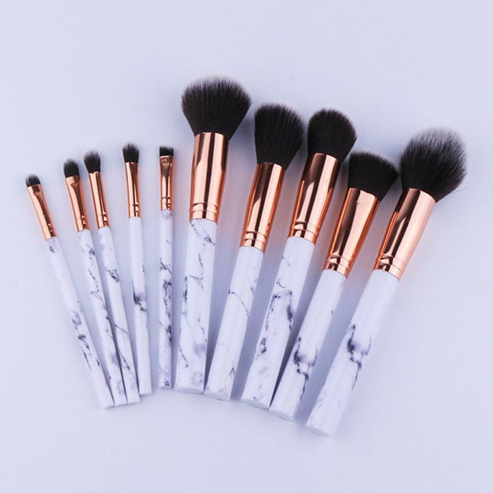 10-Piece Makeup Brush Set for Smooth, Precise Application